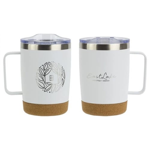 Sapora 12 oz Vacuum Insulated Stainless Steel Mug with Cork