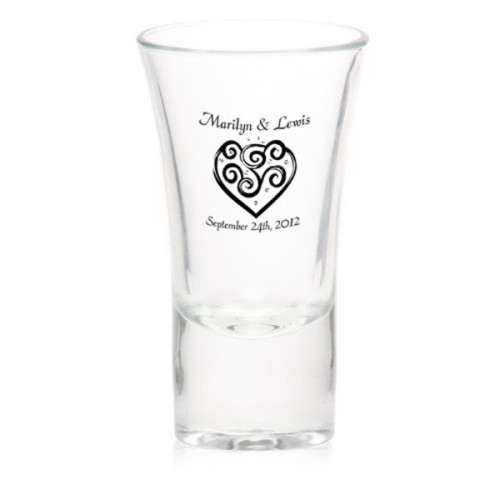 1.75 oz. Lord Shooter Etched Shot Glasses