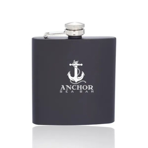 6 oz. Murano Stainless Steel Hip Flasks