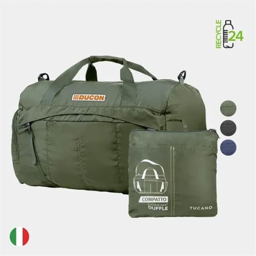 TUCANO® Italy Recycled Exclusive Foldable Duffel Bag