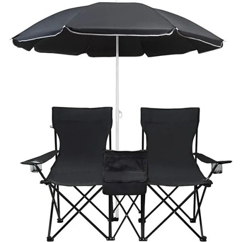 Double Party Chair w/Umbrella