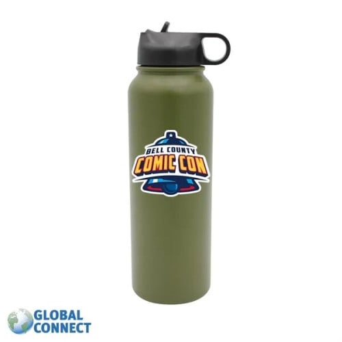 32 oz. Memphis Sports Bottle with Straw Lid, Full Color Digi
