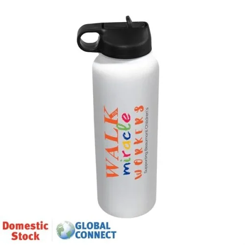 32 oz. Memphis Sports Bottle with Straw Lid, Full Color Digi