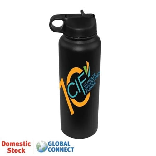 32 oz. Memphis Sports Bottle with Straw Lid, Full Color Digi