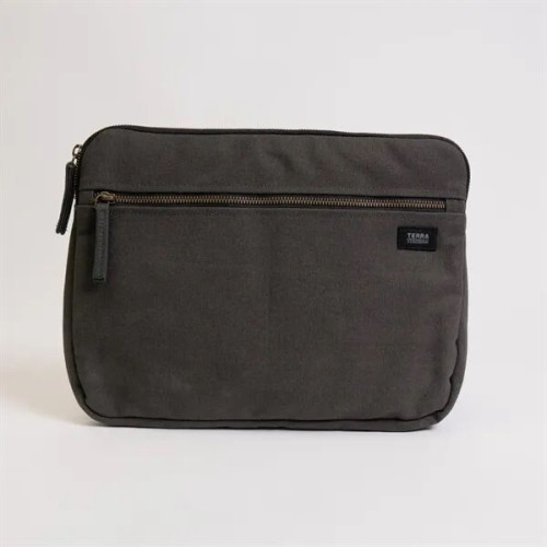 TERRA THREAD® 13" Laptop Sleeve Sustainable GOTS & Fair Trad
