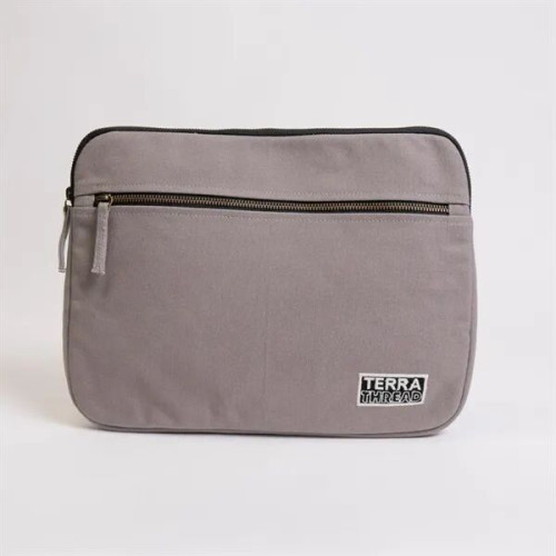 TERRA THREAD® 13" Laptop Sleeve Sustainable GOTS & Fair Trad