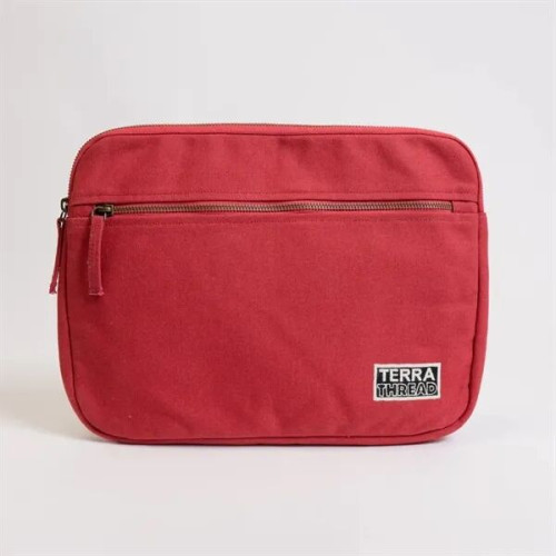 TERRA THREAD® 13" Laptop Sleeve Sustainable GOTS & Fair Trad