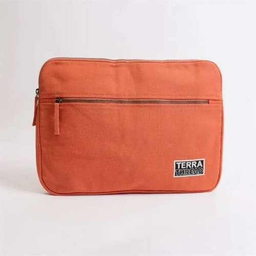 TERRA THREAD® 15" Laptop Sleeve Sustainable GOTS & Fair Trad