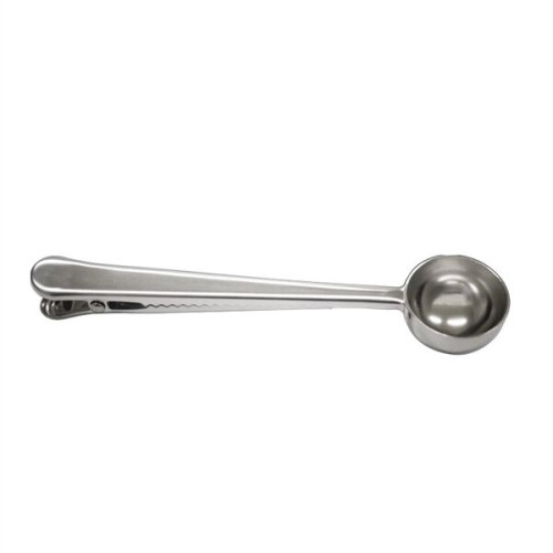 Stainless Steel Coffee Measuring Spoon with Bag Clip