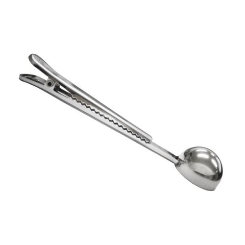 Stainless Steel Coffee Measuring Spoon with Bag Clip