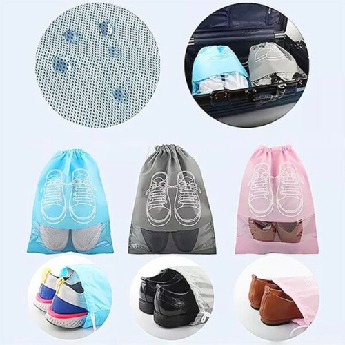 Drawstring shoe bags
