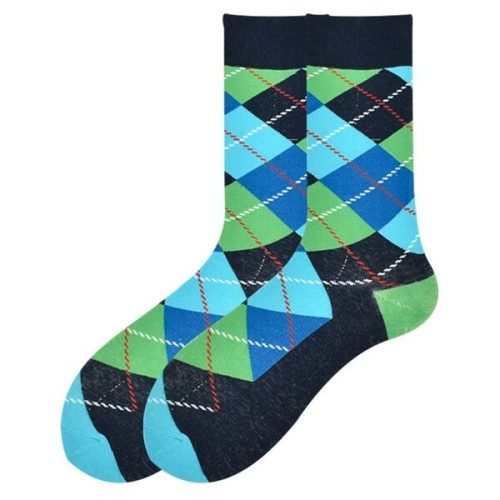 custom knit crew socks