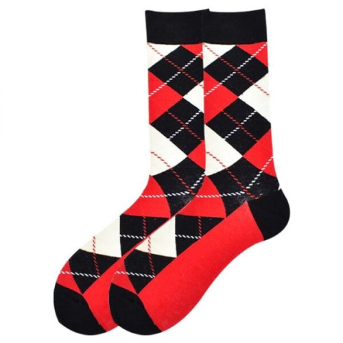 custom knit crew socks