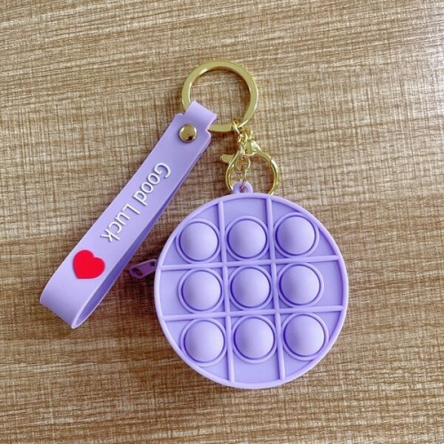 Pop Bubble Fidget Sensory Toy Silicone Coin Purse