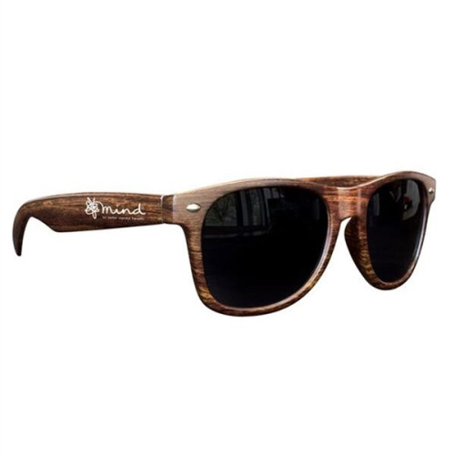 Wood Tone Sunglasses