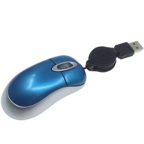 Retractable Scrolled Optical Mouse