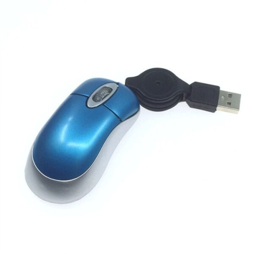 Retractable Scrolled Optical Mouse
