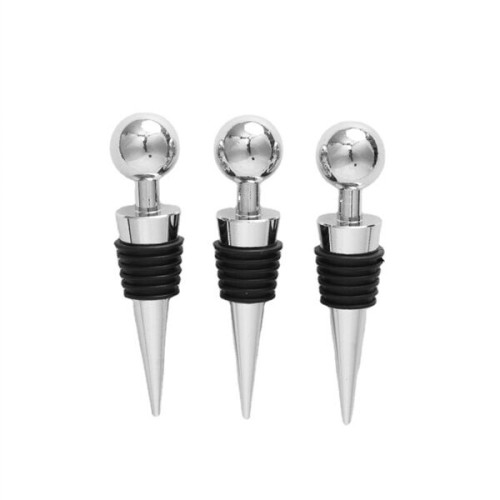Stainless steel wine stopper
