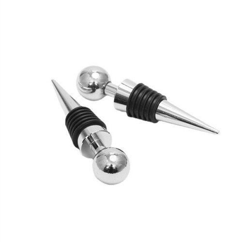 Stainless steel wine stopper