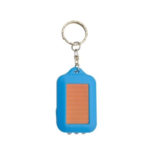 Solar Power Flashlight Keychain