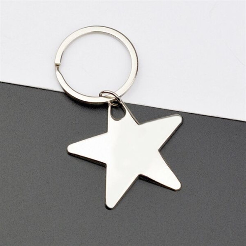 STAR METAL KEY RING