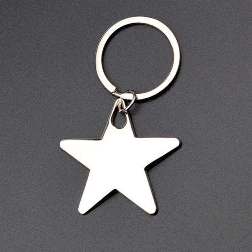 STAR METAL KEY RING