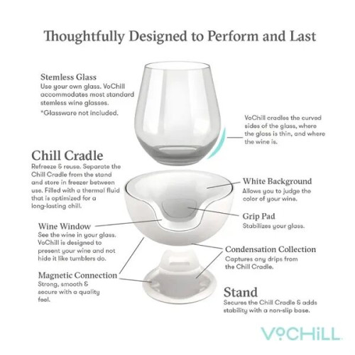 VoChill™ Stemless Wine Chiller