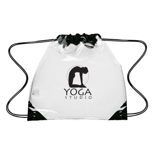 Touchdown Clear EVA Drawstring Backpack