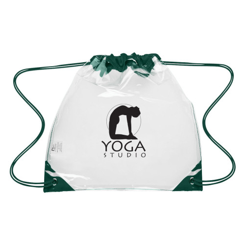 Touchdown Clear EVA Drawstring Backpack