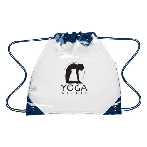 Touchdown Clear EVA Drawstring Backpack