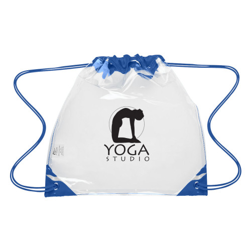 Touchdown Clear EVA Drawstring Backpack