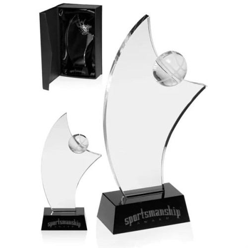 Basketball Crystal Glass Awards