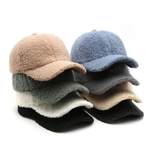 Lamb Wool Baseball Cap