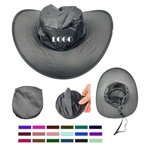 Foldable Cowboy Hat with Pouch