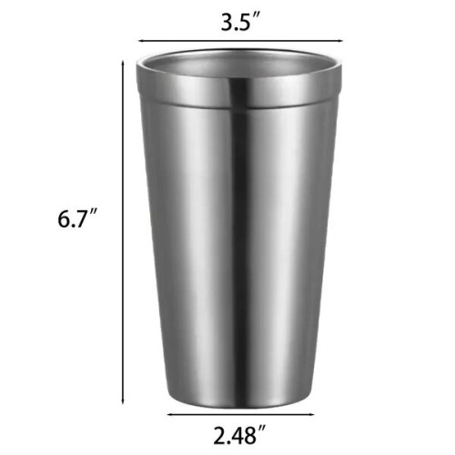 21oz Stainless Steel Pint Cup