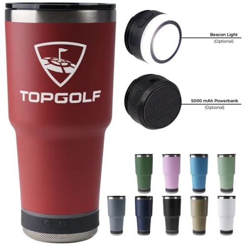 Vibe 28 Oz Tumbler W/ Bluetooth® Speaker