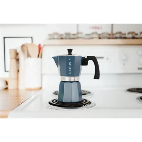 GROSCHE® 3 Cup Stovetop Moka Pot Espresso Coffee Maker