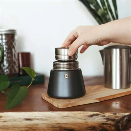 GROSCHE® Steel 10 Cup Stovetop Moka Pot Espresso Coffee Make