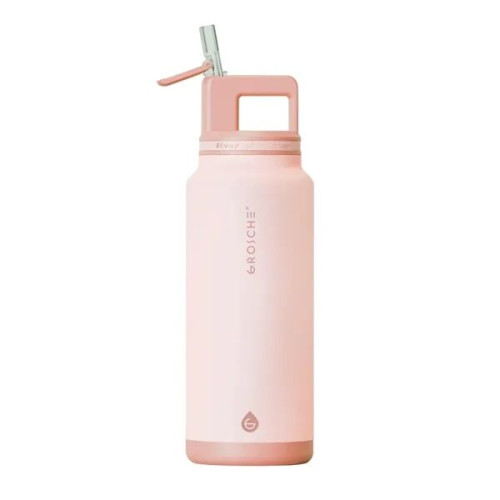 40 oz. GROSCHE® Flip 'N Sip Insulated Straw Water Bottle