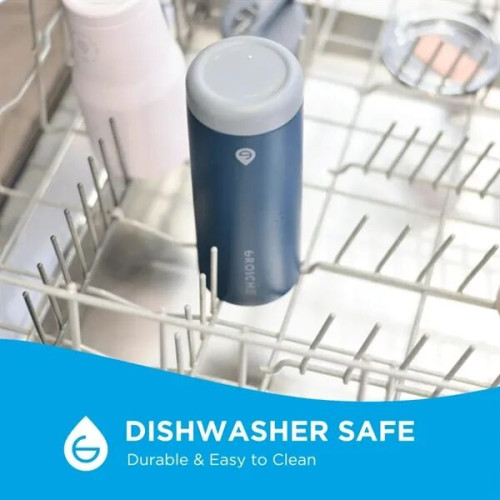 20 oz. GROSCHE® Flip 'N Sip Insulated Straw Water Bottle