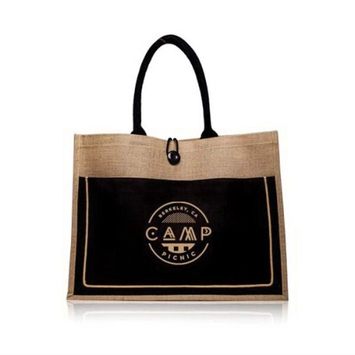 Cotton Pocket Jute Tote Bags
