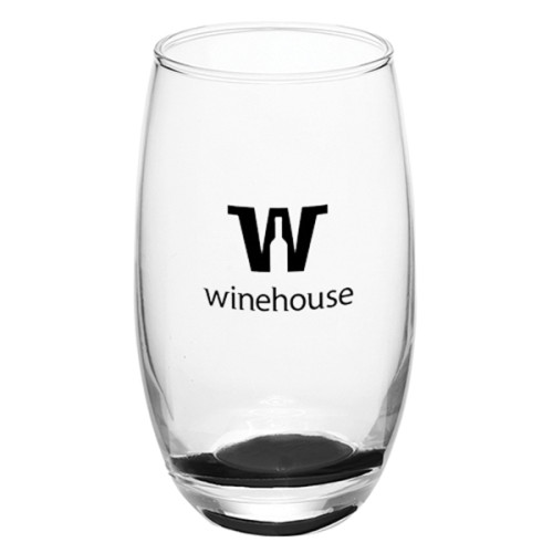 15 oz. Mikonos Clear Stemless Wine Glasses