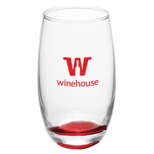 15 oz. Mikonos Clear Stemless Wine Glasses