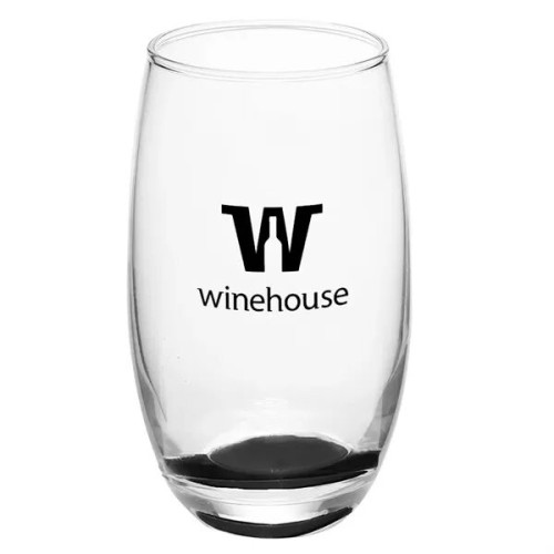 15 oz. Mikonos Clear Stemless Wine Glasses