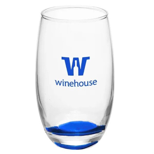 15 oz. Mikonos Clear Stemless Wine Glasses
