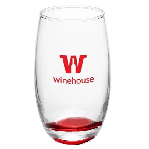 15 oz. Mikonos Clear Stemless Wine Glasses