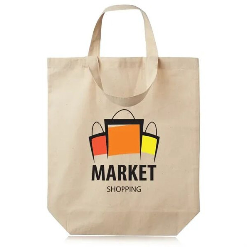 14"W x 16"H Large Cotton Shopping Bags
