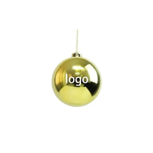 2.4" Plastic Holiday Ball Ornament