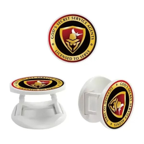 Collapsible Adhesive Cell Phone Stand and Grip Holder