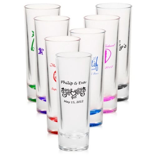 2 oz. Clear Cordial Shooter Shot Glasses